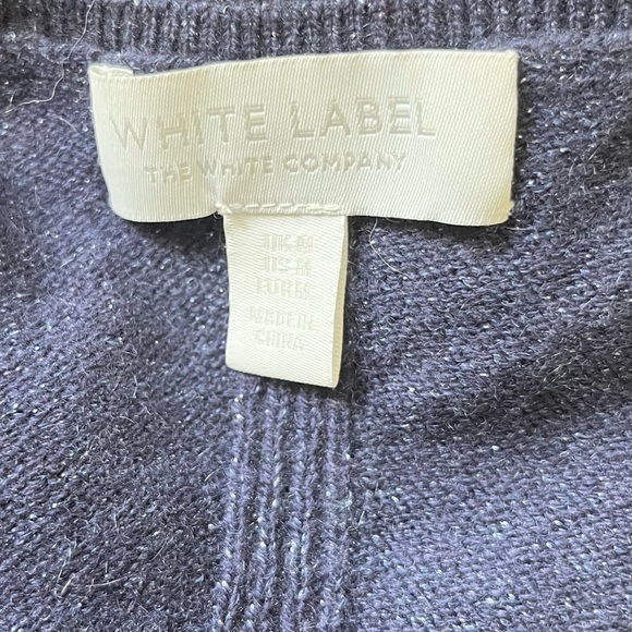 The White Label The White Company Cashmere Metallic Shimmer A line Sweater - Picture 7 of 7